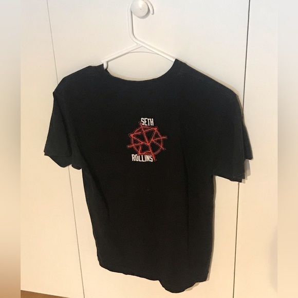 Seth Rollins Black XS WWE Tee - “Came. Stomped. Burned it down.” - Picture 2 of 4
